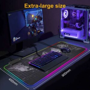 Extra-Large RGB Gaming Desk Pad