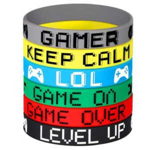 Silicone Gamer Wristband Set