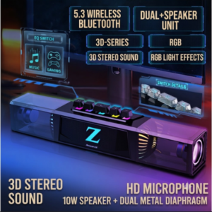 Sleek Black PC Soundbar