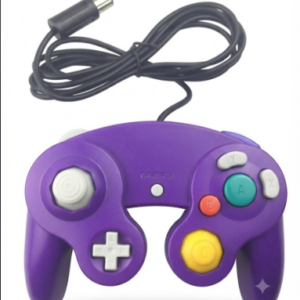 Ergonomic Purple GameCube Controller